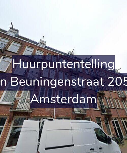 Foto gevel Huurpuntentelling voor Van Beuningenstraat 205-3, Amsterdam