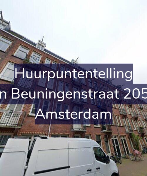 Foto gevel Huurpuntentelling voor Van Beuningenstraat 205-H, Amsterdam