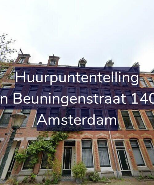 Foto gevel Huurpuntentelling voor Van Beuningenstraat 140-1, Amsterdam