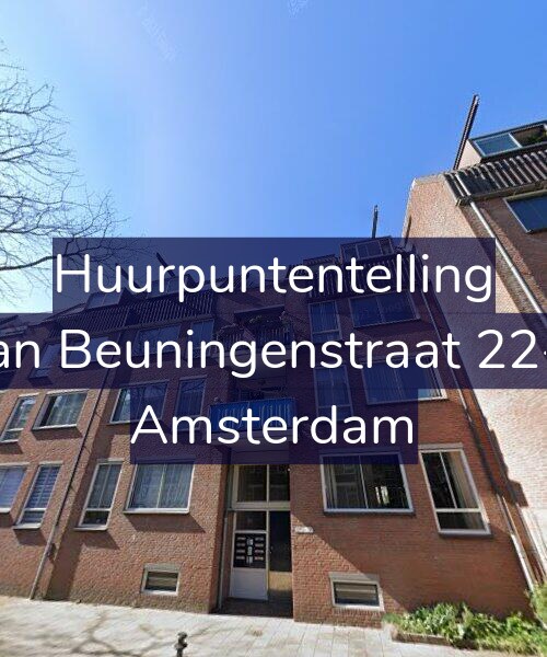 Foto gevel Huurpuntentelling voor Van Beuningenstraat 22-A, Amsterdam
