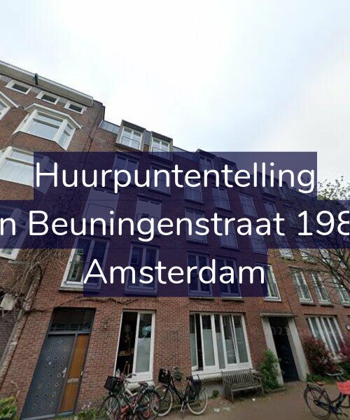 Foto gevel Huurpuntentelling voor Van Beuningenstraat 198-B, Amsterdam