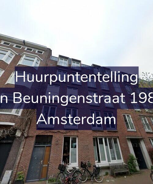 Foto gevel Huurpuntentelling voor Van Beuningenstraat 198-E, Amsterdam