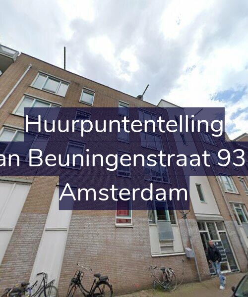 Foto gevel Huurpuntentelling voor Van Beuningenstraat 93-E, Amsterdam