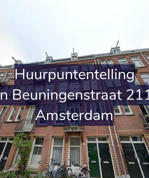 Foto gevel Huurpuntentelling voor Van Beuningenstraat 211-1, Amsterdam