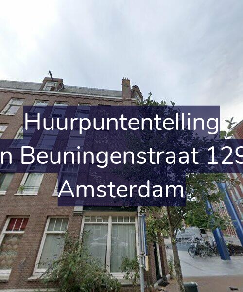 Foto gevel Huurpuntentelling voor Van Beuningenstraat 129-2, Amsterdam