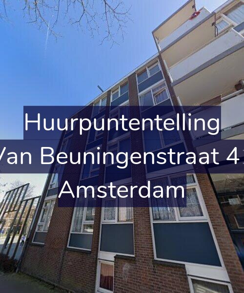 Foto gevel Huurpuntentelling voor Van Beuningenstraat 41, Amsterdam