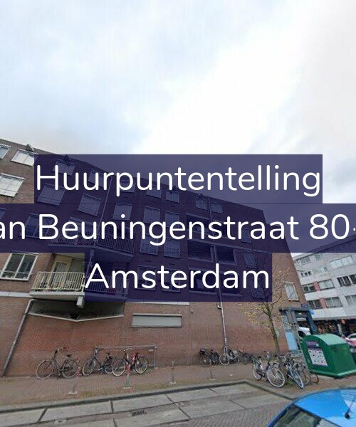 Foto gevel Huurpuntentelling voor Van Beuningenstraat 80-D, Amsterdam