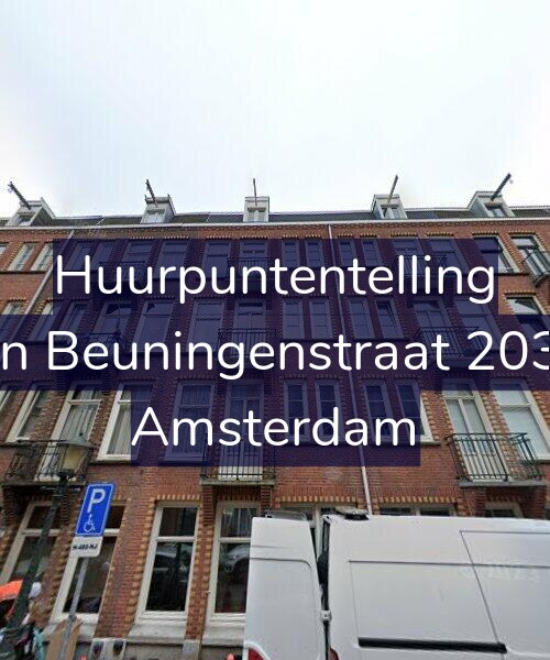 Foto gevel Huurpuntentelling voor Van Beuningenstraat 203-3, Amsterdam