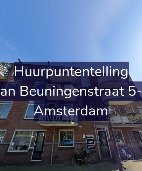 Foto gevel Huurpuntentelling voor Van Beuningenstraat 5-C, Amsterdam