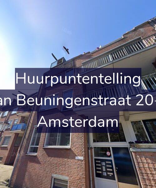 Foto gevel Huurpuntentelling voor Van Beuningenstraat 20-D, Amsterdam