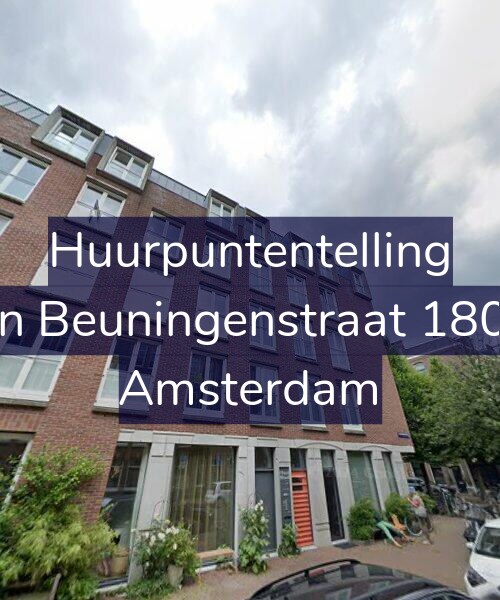 Foto gevel Huurpuntentelling voor Van Beuningenstraat 180-A, Amsterdam