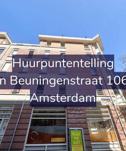 Foto gevel Huurpuntentelling voor Van Beuningenstraat 106-B, Amsterdam