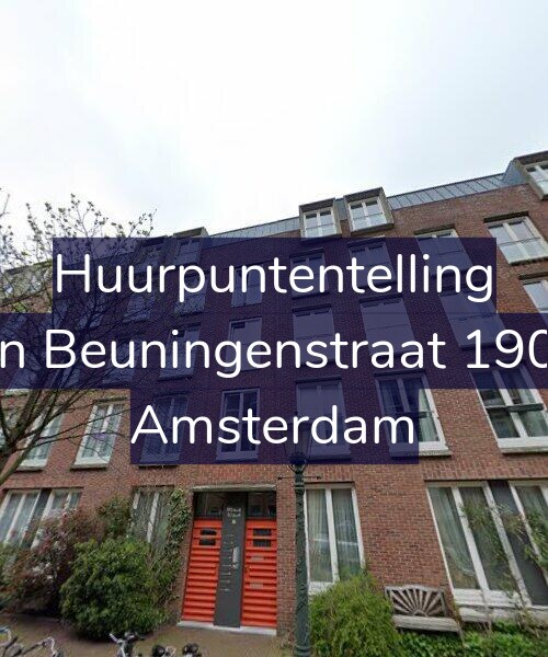 Foto gevel Huurpuntentelling voor Van Beuningenstraat 190-B, Amsterdam