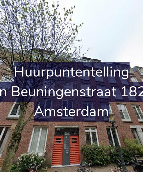 Foto gevel Huurpuntentelling voor Van Beuningenstraat 182-C, Amsterdam