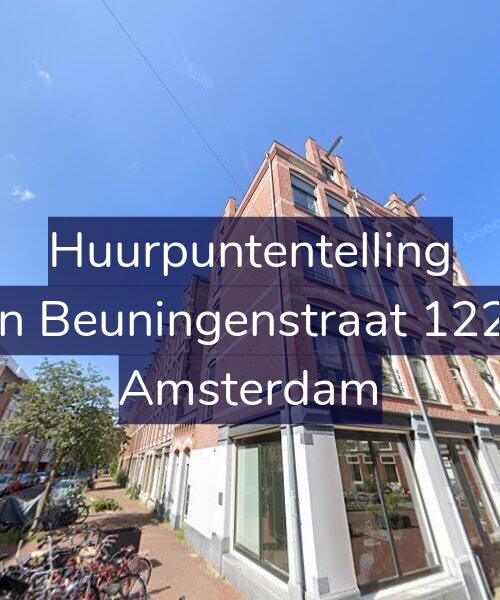 Foto gevel Huurpuntentelling voor Van Beuningenstraat 122-B, Amsterdam