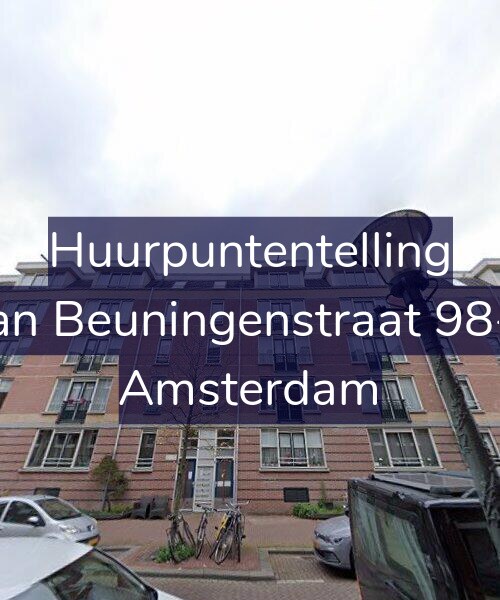 Foto gevel Huurpuntentelling voor Van Beuningenstraat 98-A, Amsterdam