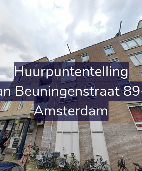 Foto gevel Huurpuntentelling voor Van Beuningenstraat 89-A, Amsterdam