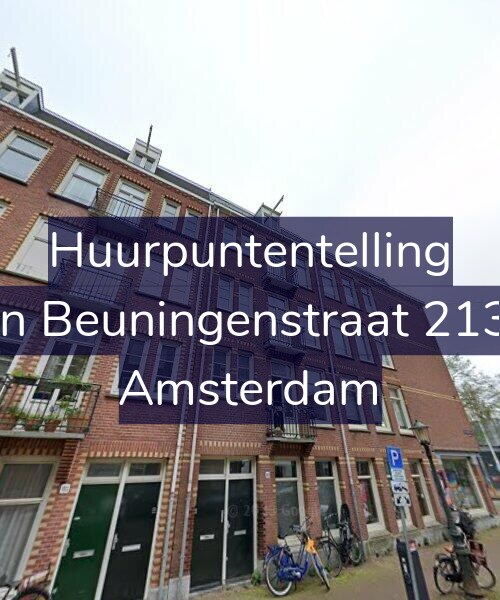 Foto gevel Huurpuntentelling voor Van Beuningenstraat 213-1, Amsterdam