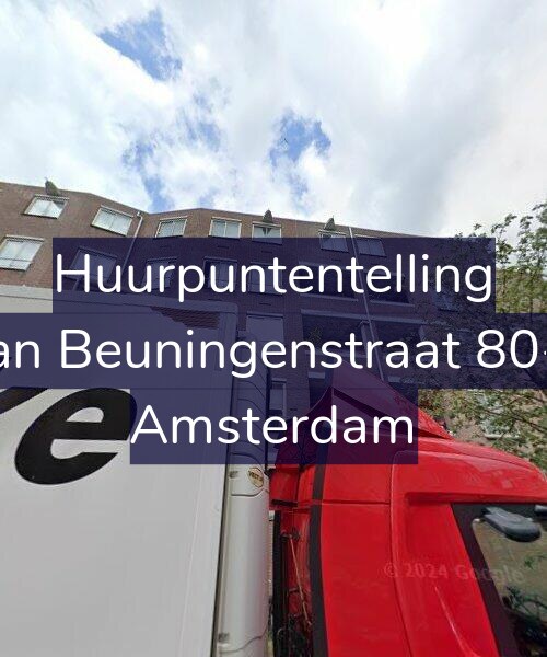 Foto gevel Huurpuntentelling voor Van Beuningenstraat 80-A, Amsterdam