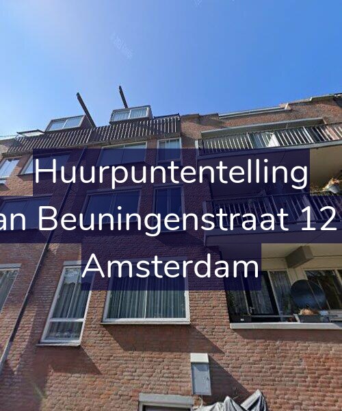 Foto gevel Huurpuntentelling voor Van Beuningenstraat 12-C, Amsterdam