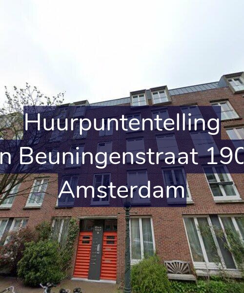 Foto gevel Huurpuntentelling voor Van Beuningenstraat 190-A, Amsterdam