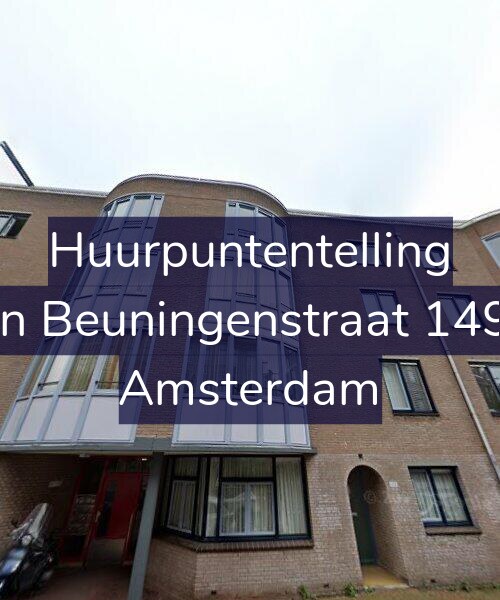 Foto gevel Huurpuntentelling voor Van Beuningenstraat 149-E, Amsterdam