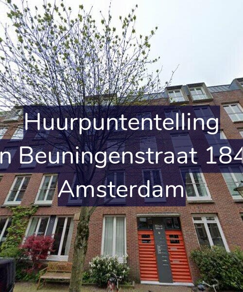 Foto gevel Huurpuntentelling voor Van Beuningenstraat 184-A, Amsterdam