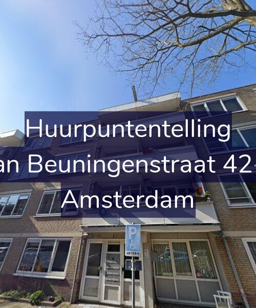 Foto gevel Huurpuntentelling voor Van Beuningenstraat 42-A, Amsterdam