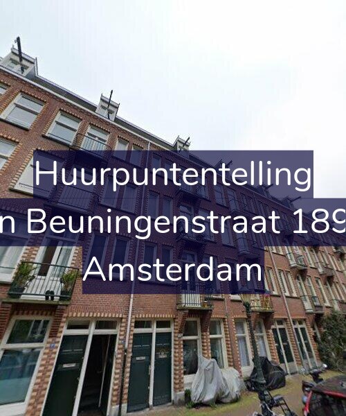 Foto gevel Huurpuntentelling voor Van Beuningenstraat 189-H, Amsterdam