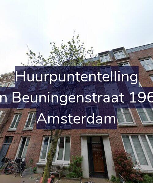 Foto gevel Huurpuntentelling voor Van Beuningenstraat 196-A, Amsterdam
