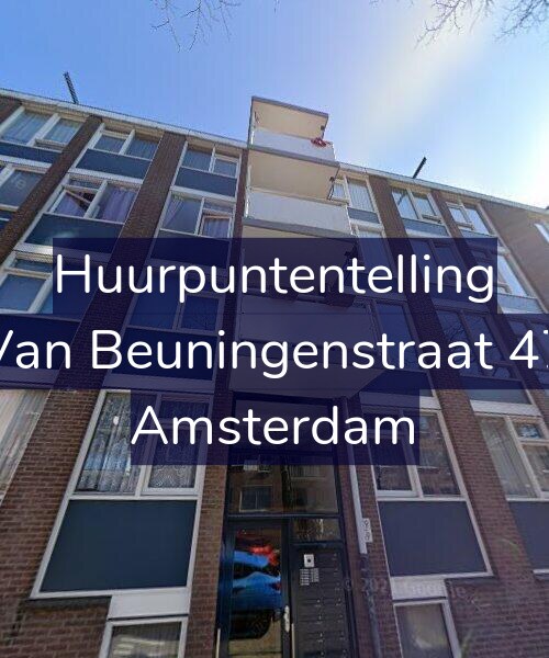 Foto gevel Huurpuntentelling voor Van Beuningenstraat 47, Amsterdam