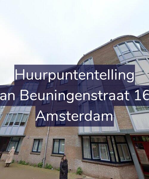 Foto gevel Huurpuntentelling voor Van Beuningenstraat 161, Amsterdam