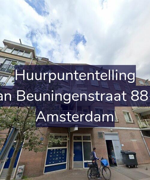 Foto gevel Huurpuntentelling voor Van Beuningenstraat 88-B, Amsterdam
