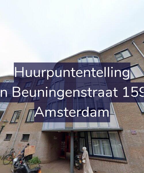 Foto gevel Huurpuntentelling voor Van Beuningenstraat 159-E, Amsterdam