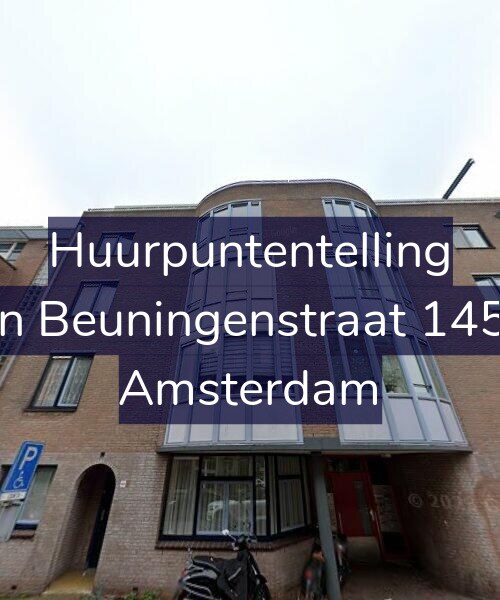 Foto gevel Huurpuntentelling voor Van Beuningenstraat 145-A, Amsterdam