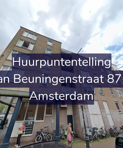 Foto gevel Huurpuntentelling voor Van Beuningenstraat 87-B, Amsterdam
