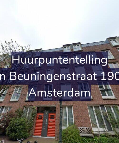 Foto gevel Huurpuntentelling voor Van Beuningenstraat 190-C, Amsterdam