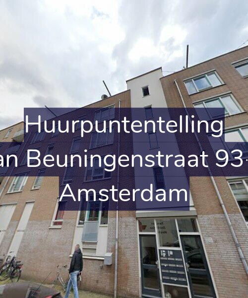 Foto gevel Huurpuntentelling voor Van Beuningenstraat 93-D, Amsterdam