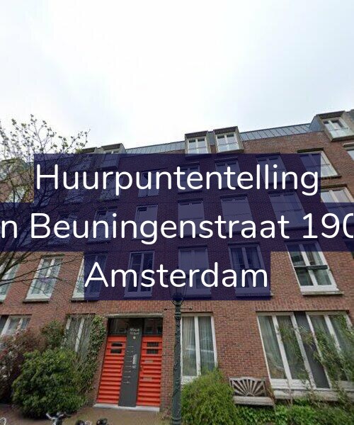 Foto gevel Huurpuntentelling voor Van Beuningenstraat 190-E, Amsterdam