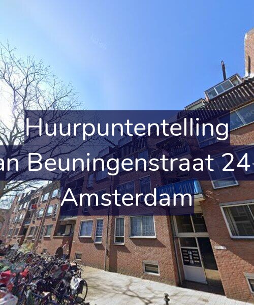 Foto gevel Huurpuntentelling voor Van Beuningenstraat 24-A, Amsterdam