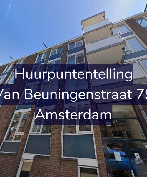 Foto gevel Huurpuntentelling voor Van Beuningenstraat 79, Amsterdam