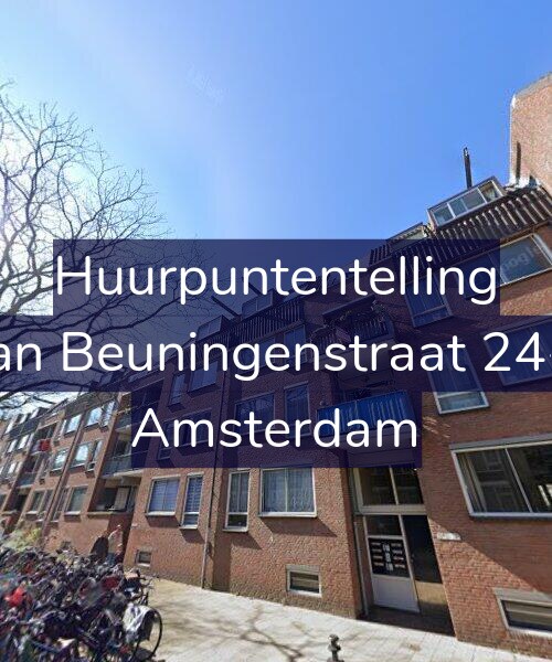Foto gevel Huurpuntentelling voor Van Beuningenstraat 24-B, Amsterdam