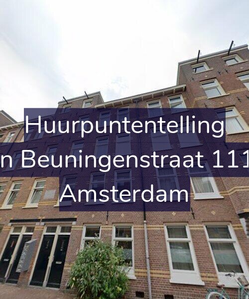 Foto gevel Huurpuntentelling voor Van Beuningenstraat 111-2, Amsterdam