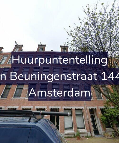 Foto gevel Huurpuntentelling voor Van Beuningenstraat 144-1, Amsterdam