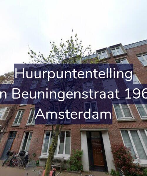 Foto gevel Huurpuntentelling voor Van Beuningenstraat 196-B, Amsterdam