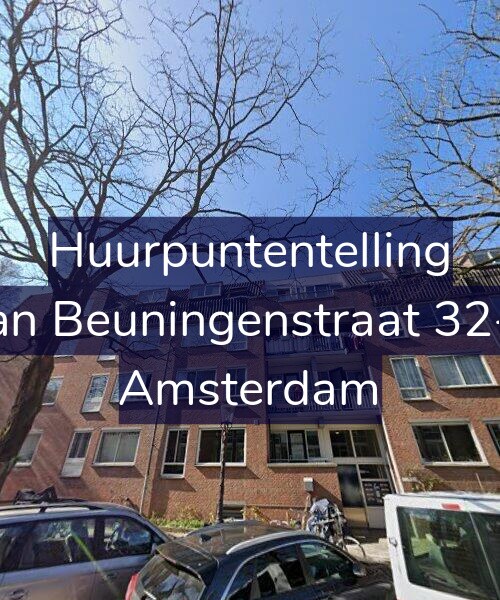 Foto gevel Huurpuntentelling voor Van Beuningenstraat 32-D, Amsterdam