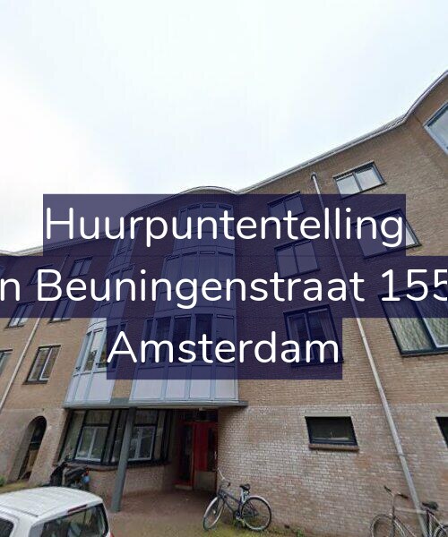 Foto gevel Huurpuntentelling voor Van Beuningenstraat 155-B, Amsterdam