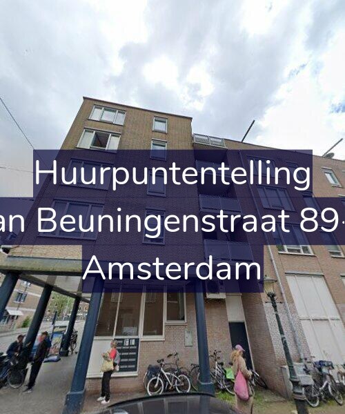 Foto gevel Huurpuntentelling voor Van Beuningenstraat 89-D, Amsterdam