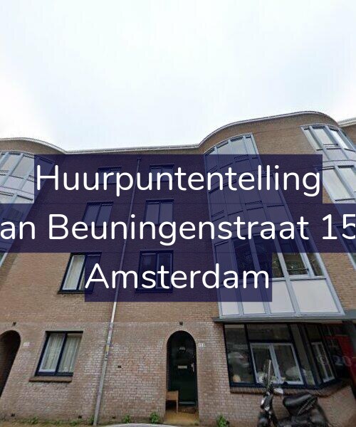 Foto gevel Huurpuntentelling voor Van Beuningenstraat 153, Amsterdam