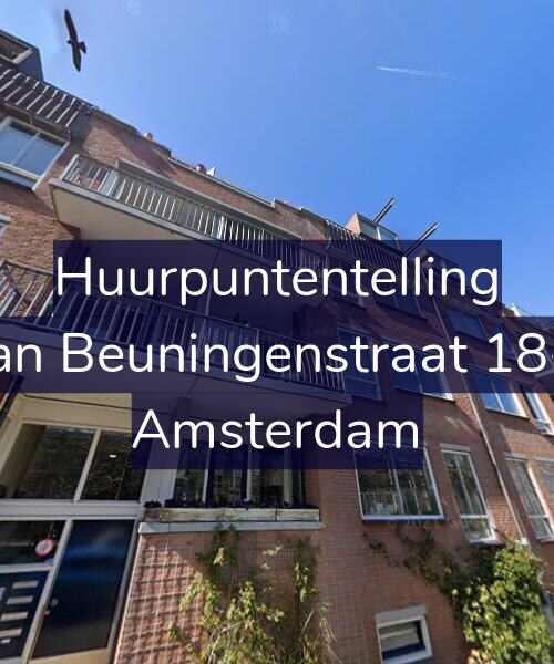 Foto gevel Huurpuntentelling voor Van Beuningenstraat 18-C, Amsterdam